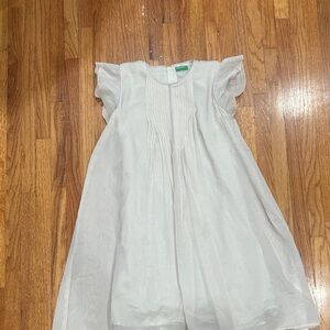 United Colors Of Benetton White Kids Dress